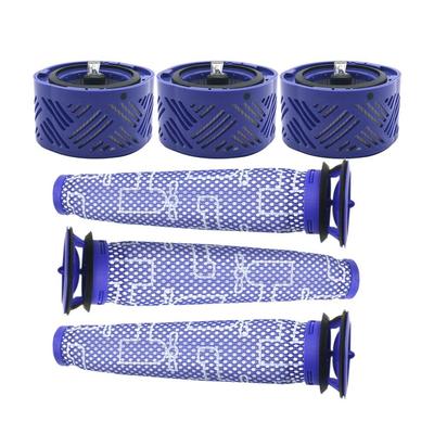 Pre & Post-Motor HEPA Filter for Dyson V6 DC59 Vacuum Cleaner Parts # DY-96674101 & DY-96566101 Kit