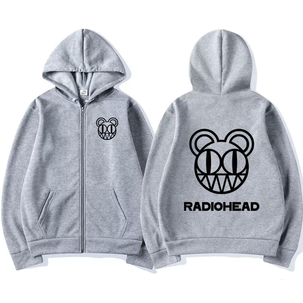 

Rock Band Radiohead Zipper Hoodie Women s Fashion Vintage Zip Up Sweatshirt Punk Hip Hop Oversized Hoodies Jacket Outerwear 3XL