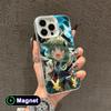HSR Huohuo White Translucent MagSafe Mobile Phone Case for iPhone 17 16 15 14 13 12 11 X XR XS Air Pro Max Plus Cover