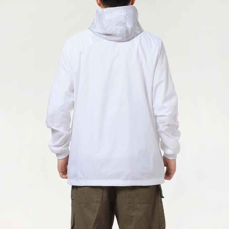 Adidas Jackets Men's White Hooded Moderate Other GQ2537