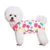 Dog Clothes, Thin Belly Protection Vest, Belly Anti-cool Free Striped Shirt, Back Buttons, Female Dog Sterilization and Weaning