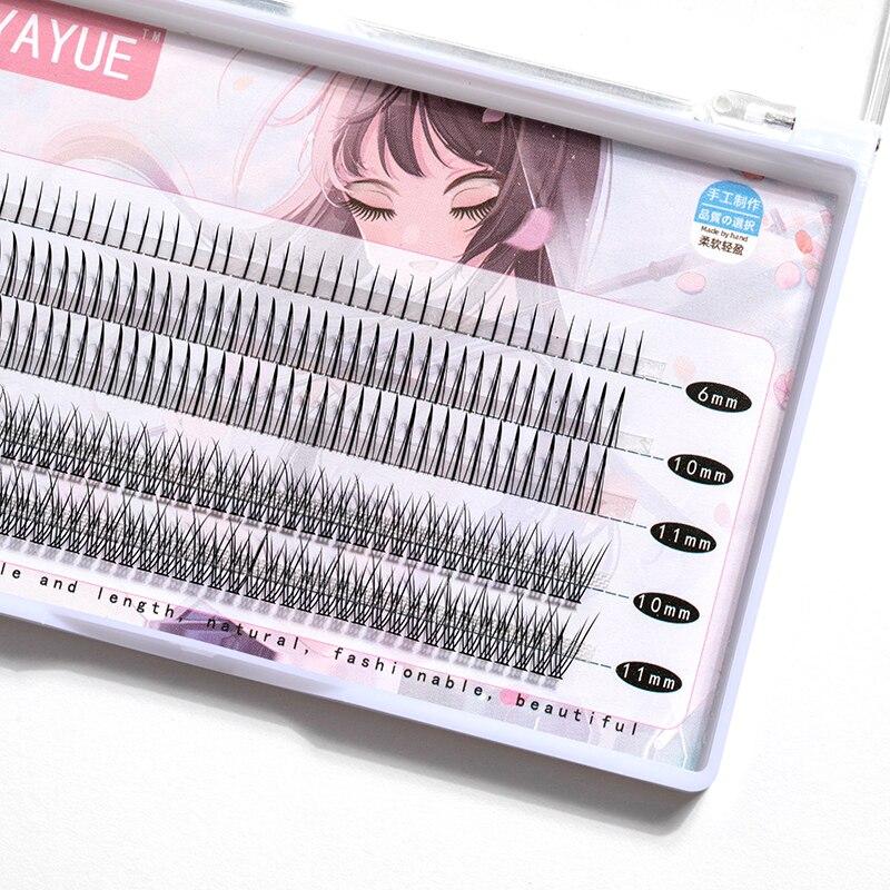 Fake Eyelashes  Makeup Eyelash Extension Cosplay Lashes Make Up Beauty Cluster Lashes  Natural Wispy Cilios Lash Clusters XYAYUE