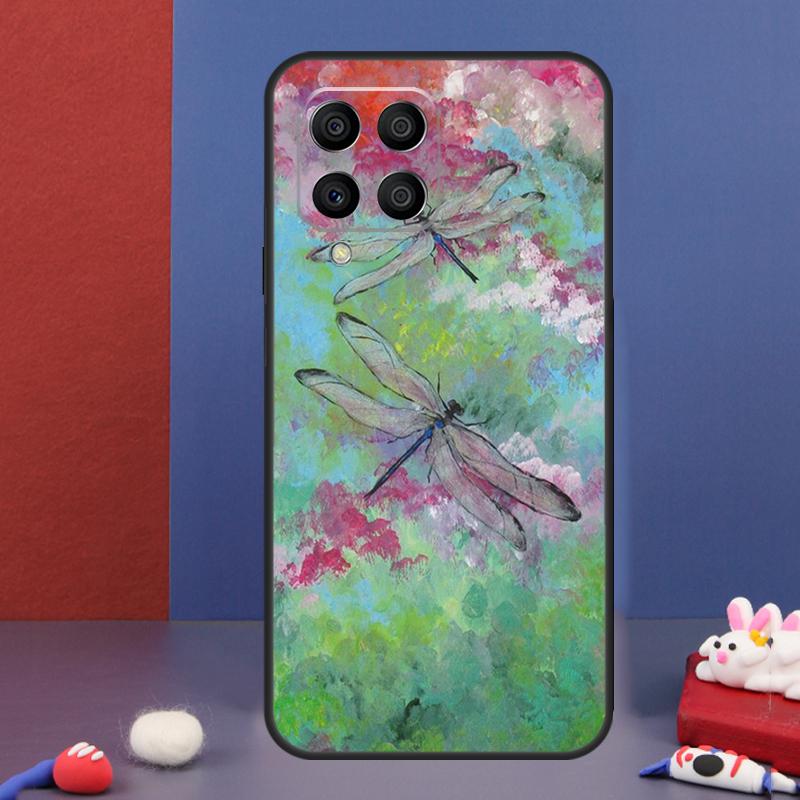 Luxury Dragonfly Case For Samsung Galaxy M13 M53 M06 M16 M31 M11 M35 M55 M15 M56 M36 M12 M32 M52 M14 M34 M54