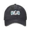 Luffy Gear  Moon One Piece Men Women Baseball Cap  Distressed Washed Hat Vintage Outdoor Running Golf Unstructured Soft Sun Cap