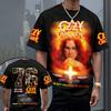 Klassisk Rock Ozzy Osbourne T-shirts Sommar 3D-tryck Herr Dam Street Hip Hop Trend Kortärmade T-shirts Överdimensionerade Y2k Toppar