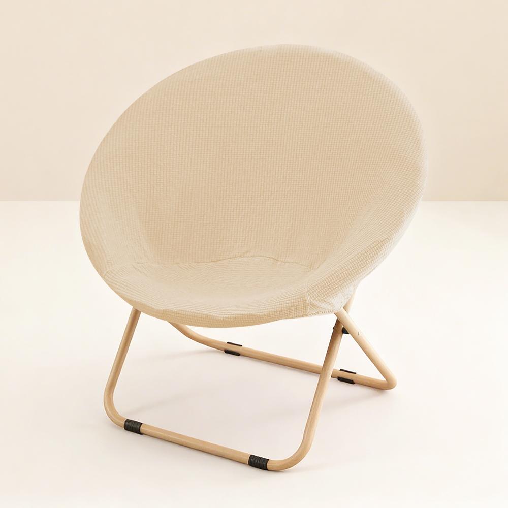 Funda Redonda para Silla Saucer Suave Elástica Funda para Silla Luna para Protección de Muebles Protector para Silla Plegable de Camping para Exteriores