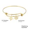  Witch Knot Bangles Adjustable Stainless Steel Pentacle Tetragrammaton God Name Bracelet Double Protection Amulet Jewelry