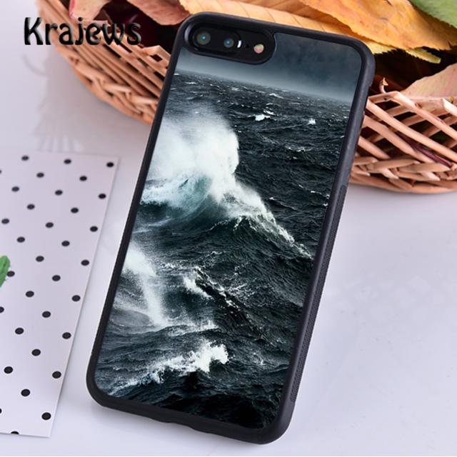 Ocean Rough Sea Phone Case Cover For iPhone 17 Air 16 15 14 plus 12 13 pro max coque Shell Fundas