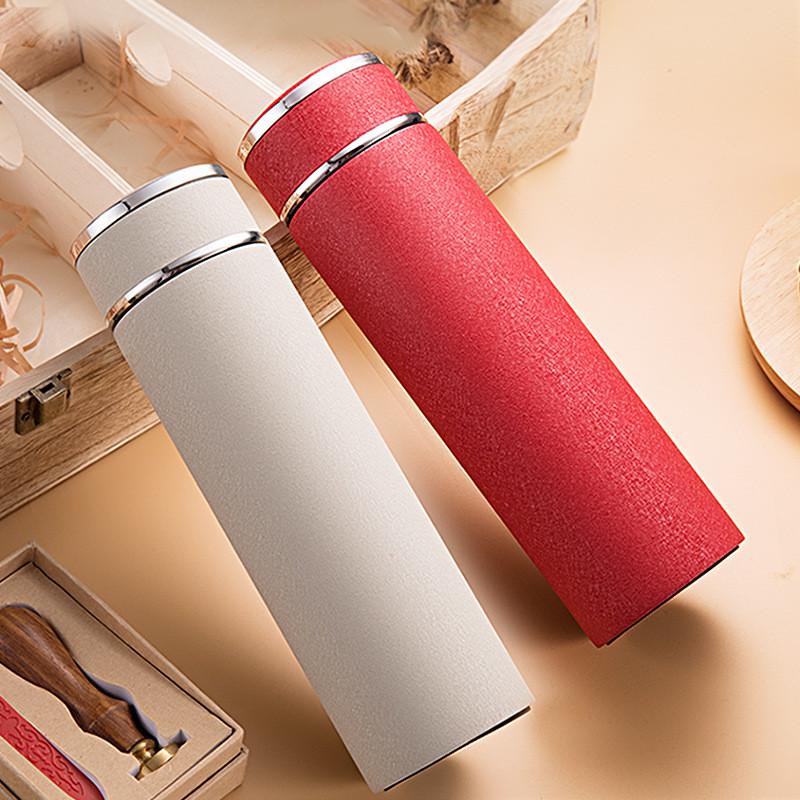 500 ml isolierte Reise-Auto-Ei-Sieb, Edelstahl-Thermosbecher, Wasserflasche, Isolierflaschen