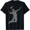 Badminton Shuttlecock Player T-Shirt(1)