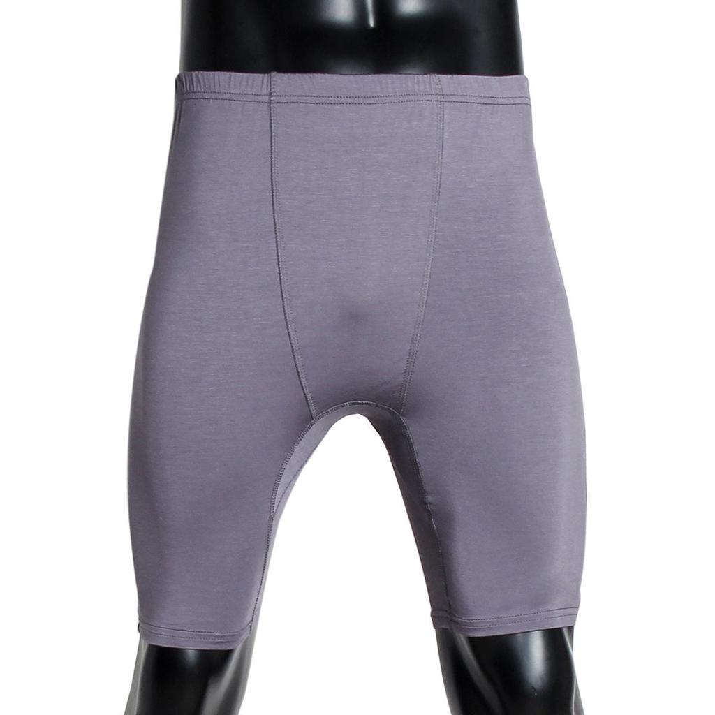 Modal Solid Color Men's Robe with Underwear Shorts H3303