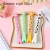 12Pcs 0.5mm Standing Giraffe Pen Pretty Aesthetic Funny Giraffe Gel Pen 0.38mm Creative Cute Writing Pen School Office Supply