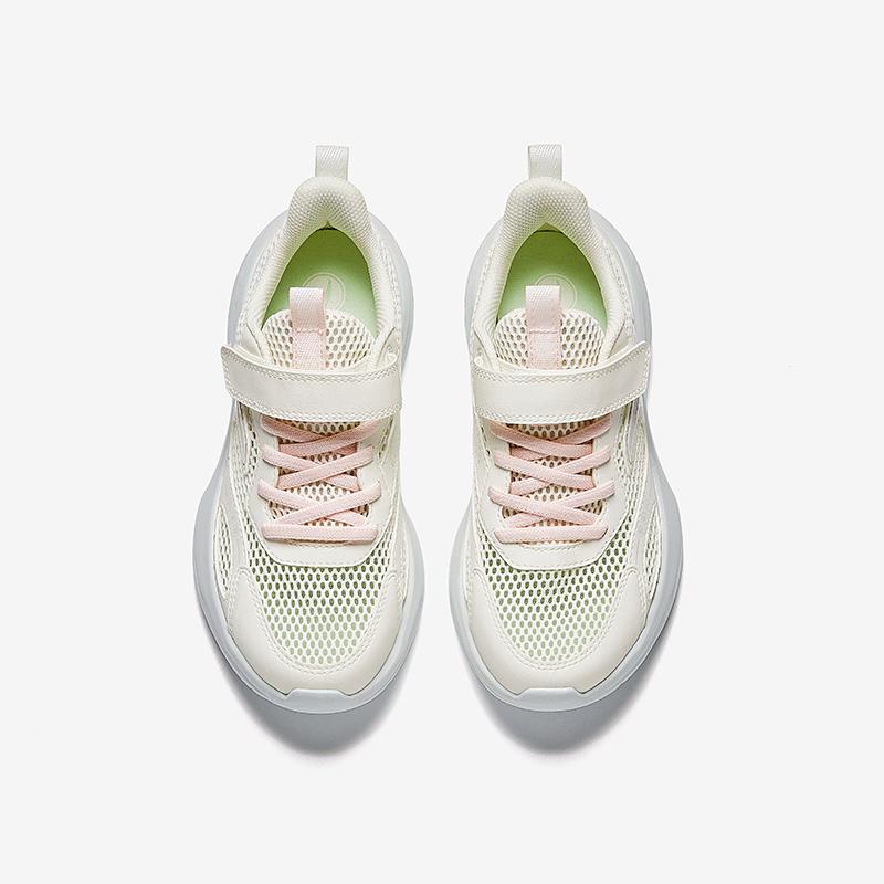 Anta Kids Synthetic Leather Fabric Comfortable Versatile Rebound Lightweight Shock Absorbing Breathable Low Top Running Shoes Men Sneakers A22525501
