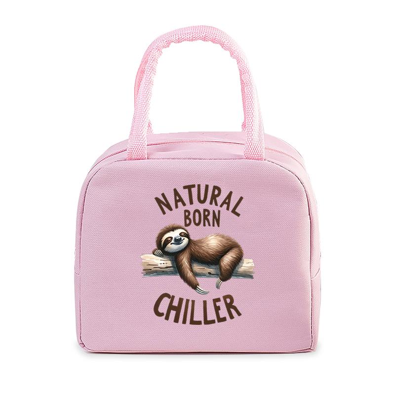 Tragbare Cartoon Faultier Print Lunchtasche Lustige Anime Tier Tragetasche Lebensmittel Kühltasche Bento Taschen Thermische Lunch Lebensmittelbox Taschen Frauen Männer