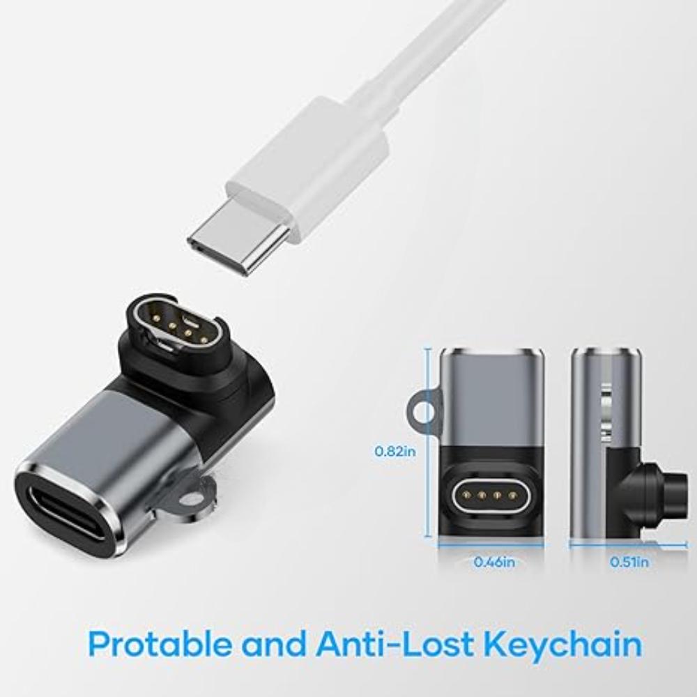 For Garmin Fenix 8 7 6 Forerunner 955 965  Instinct 3 2   USB-C Charger Smartwatch Charger Adapter Garmin Charging Cable Adapter