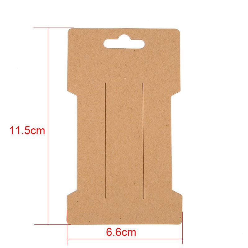 50pcs/lot Necklace Paperboard Earring Cards Cardboard Holders Display Hairpin Bracelet Organizers For Making Jewelry Packaging