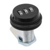 3?Digit Combination Cabinet Lock Zinc Alloy Password Locks Home Security Supplies for DrawersBlack