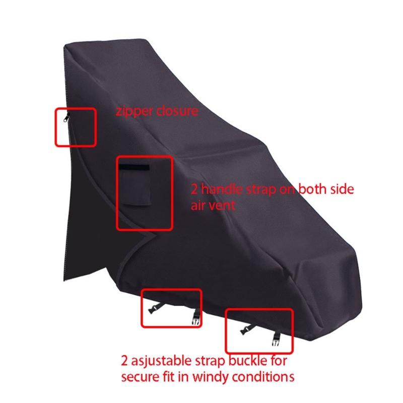 Waterproof Pool Lift Chair Cover 600D College Fabric Dustproof Protector For Swimming Pool Equipment