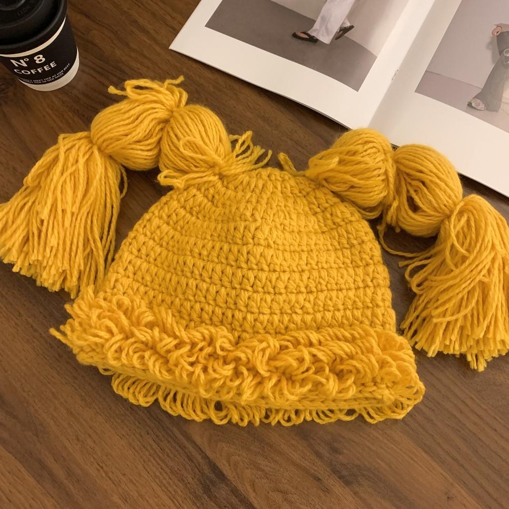 And Cute Warm Long Braided Knit Hat For Women In Beautiful Colors For Winter Comfort