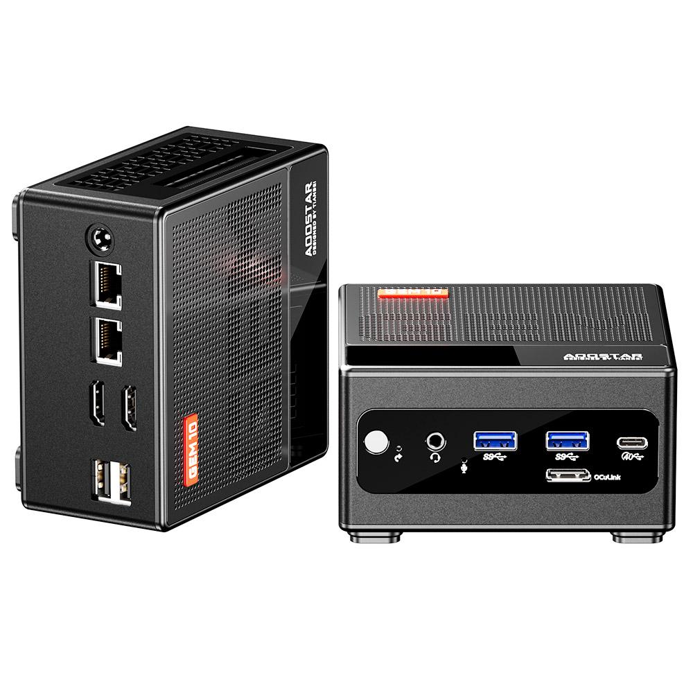 AOOSTAR GEM10 Mini PC, AMD Ryzen 7 6800H 8 Núcleos Hasta 4.7GHz, 32GB RAM LPDDR5 1TB SSD PCle 4.0