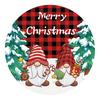 36 Inch Christmas Tree Skirt Cute Snowman/Gnome Rustic Xmas Tree Skirt