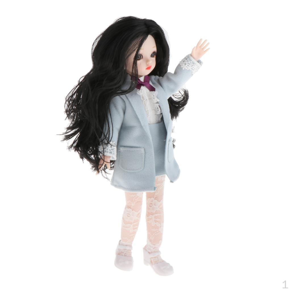 1 / 6 16 Ball Joints Girl Doll with Clothes