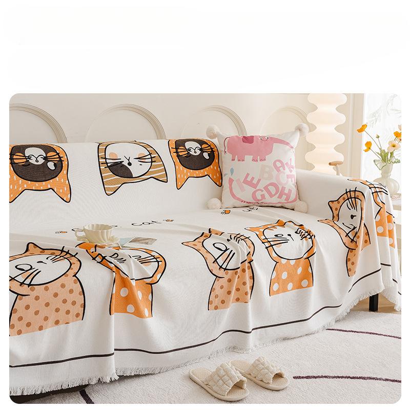 Chenille Sofa Towel Four Seasons Universal All-Inclusive Sofa Cover Dust Cover One Piece Sofa Cover Cloth Cushion