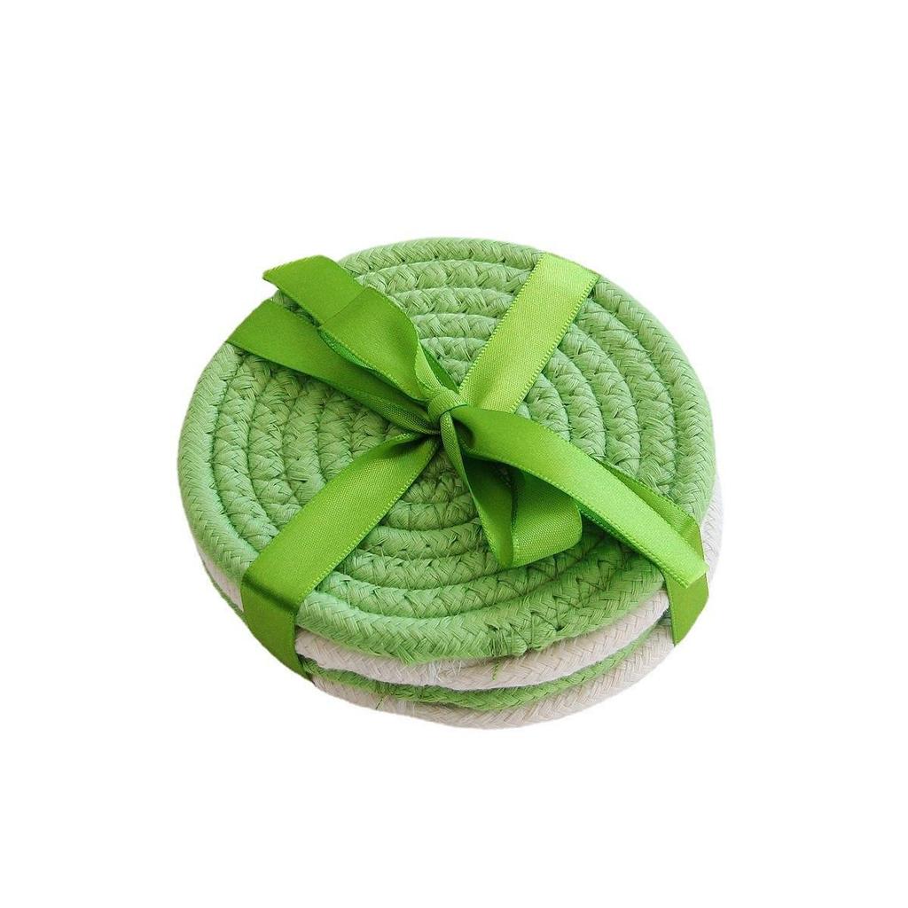 Cotton Rope Heat Insulation Table Mat & Coaster Set