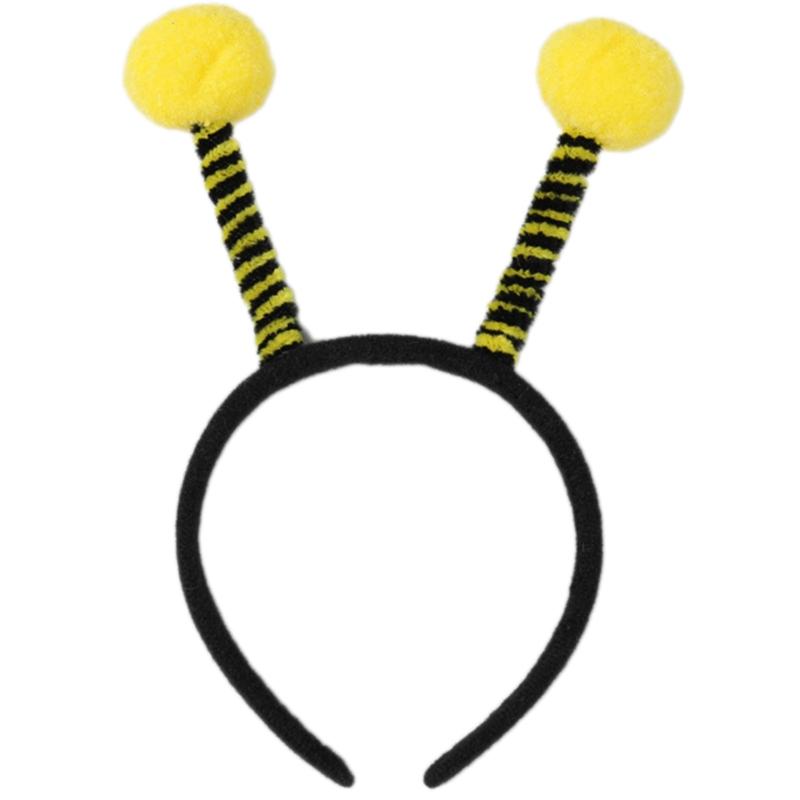 

Cartoon Pattern Headbands Face Makeup Headwear Plush Ant Bees Party Headdress For Costume And Birthday Parties