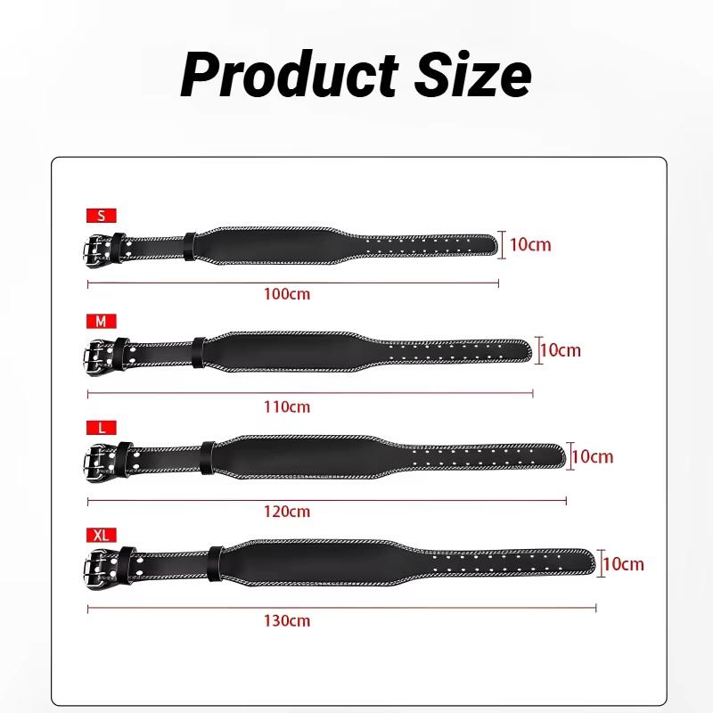 Odolný A Bezpečný PU Kůže Profesionální Bederní Podpora Sportovní Bezpečnostní Pás Ochrana Fitness Hluboký Dřep Tvrdý Tah Vzpírání Vybavení Trénin