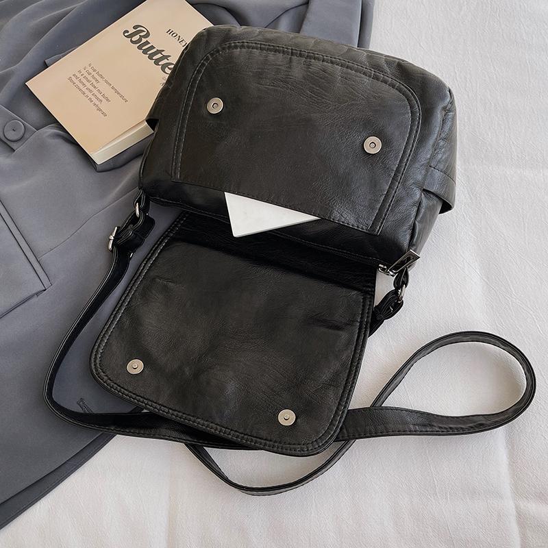 Women's Large Capacity Small Square Bag Shoulder Bag Soft Leather Mother Bag