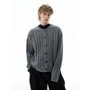 Kisko Autumn and Winter American-Style Commuter Casual Cable Knit Sweater for Men and Women, High-End Loose Cardigan Jacket