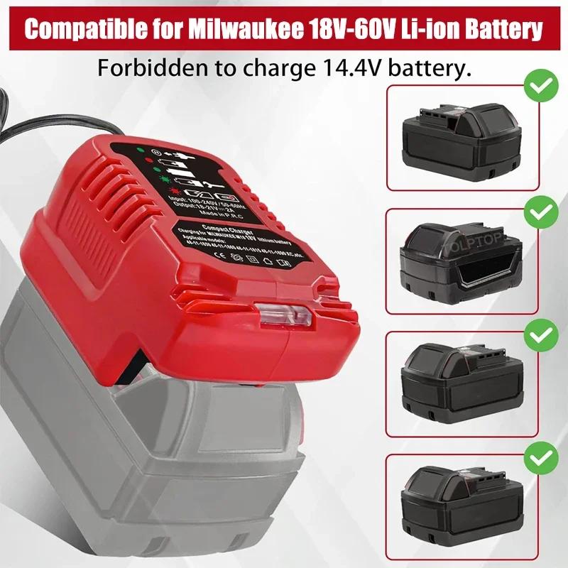 Portable Charger For Makitas/Milwaukee/Dewalt 18V 20V Lithium-Ion Battery Replace Charger Car Cigarette Lighter Plug