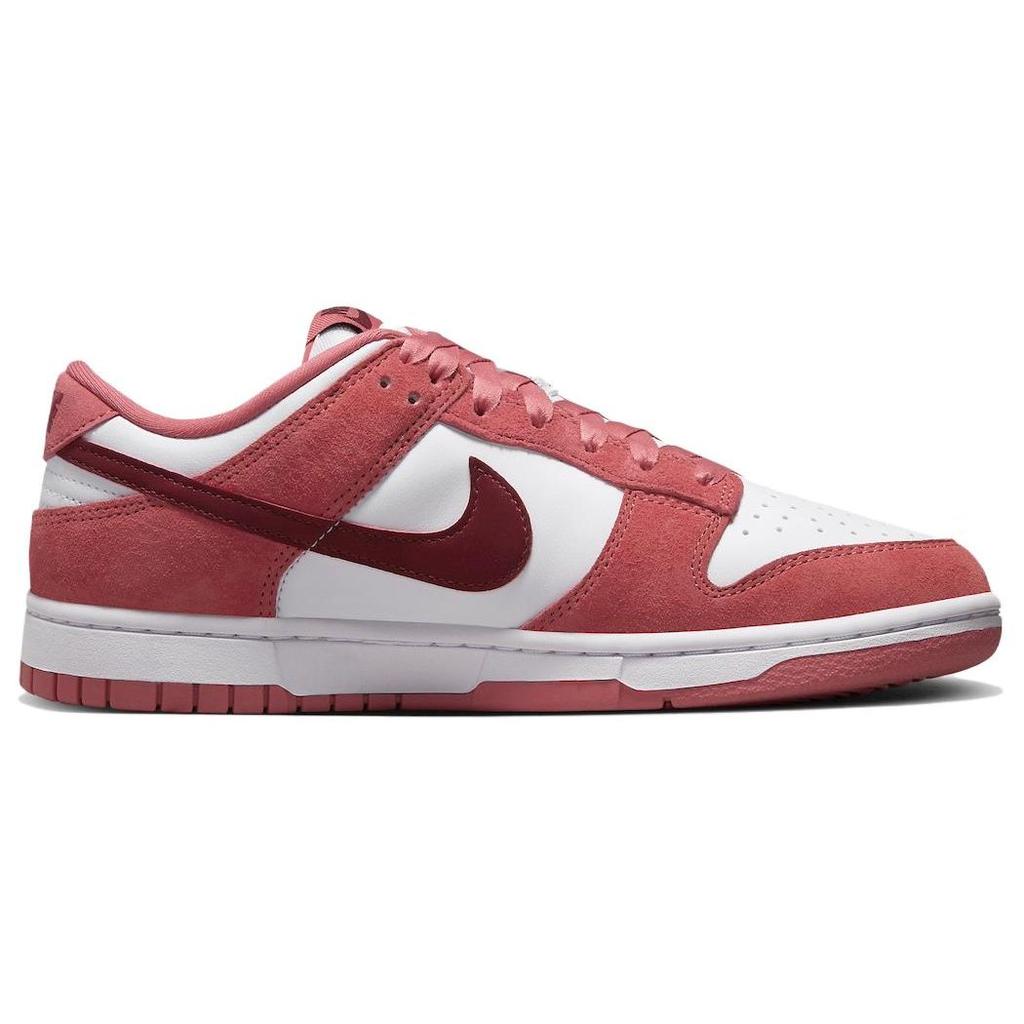 Nike Dunk Low Valentines Day 2024 Women Sneakers Pink White Team-Red FQ7056-100