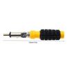 Portable 1/4 Inch Hex Ratchet Screwdriver - 180° Rotating Left/Right Handle for Easy Screw Driving Tasks