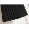 DIMANAF 2025 Plus Size Summer Elastic Skirts Casual Women Loose A-Line Skirt Pleated High Waist Fashion Vintage Maxi