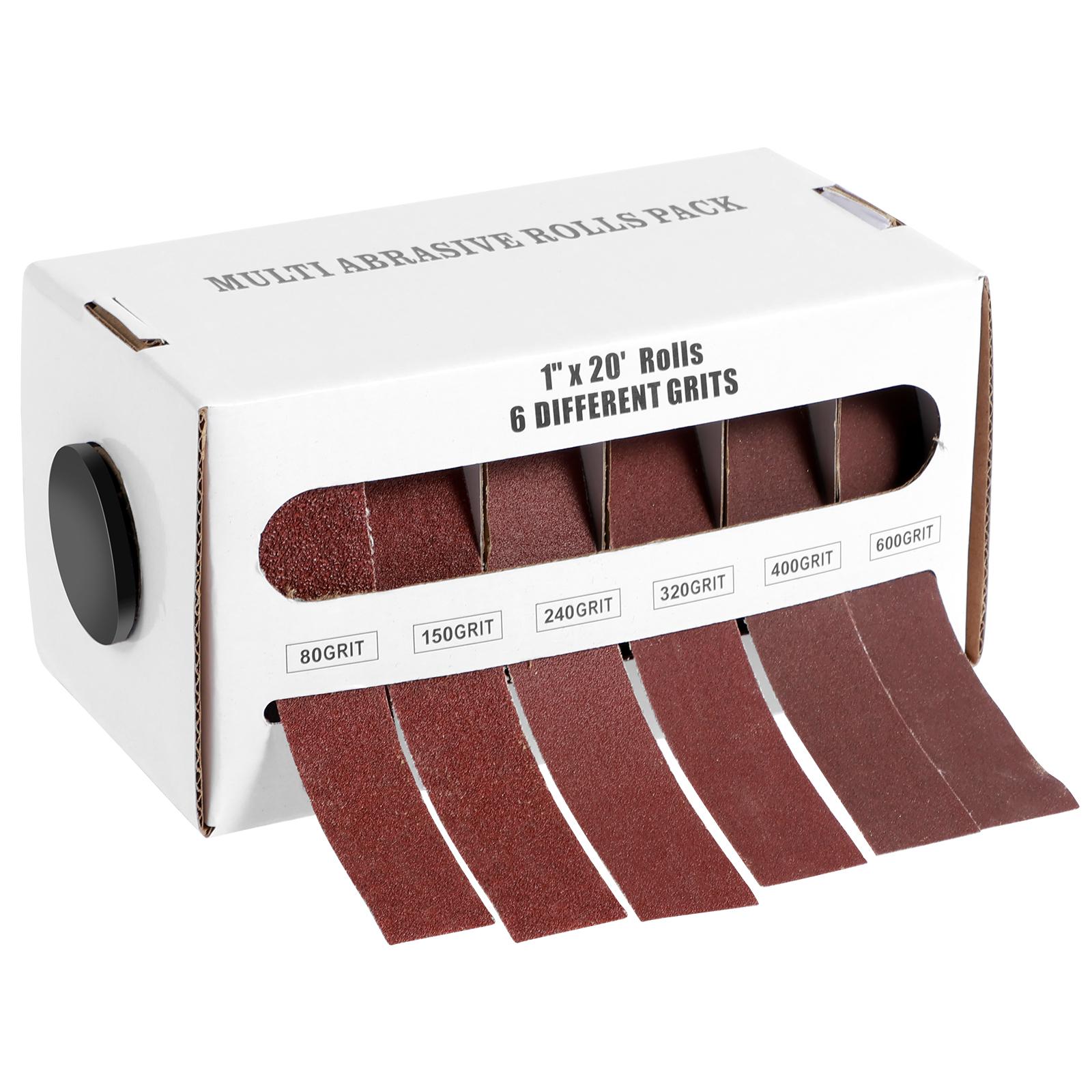 

Рулон наждачной бумаги Наждачная ткань Шлифовальные абразивные листы 80/150/240/320/400/600 Зернистость Наждачная бумага Шлифовальные абразивные листы с дозатором