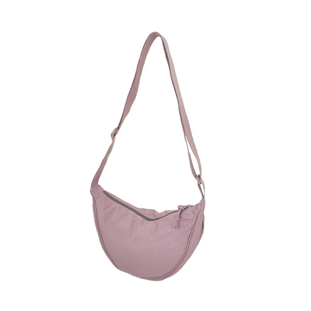 Soft Shoulder Bag Large Capacity Ladies Adjustable Strap Underarm Bag Solid Color Dumpling Bags Casual Satchels Messenger Bag