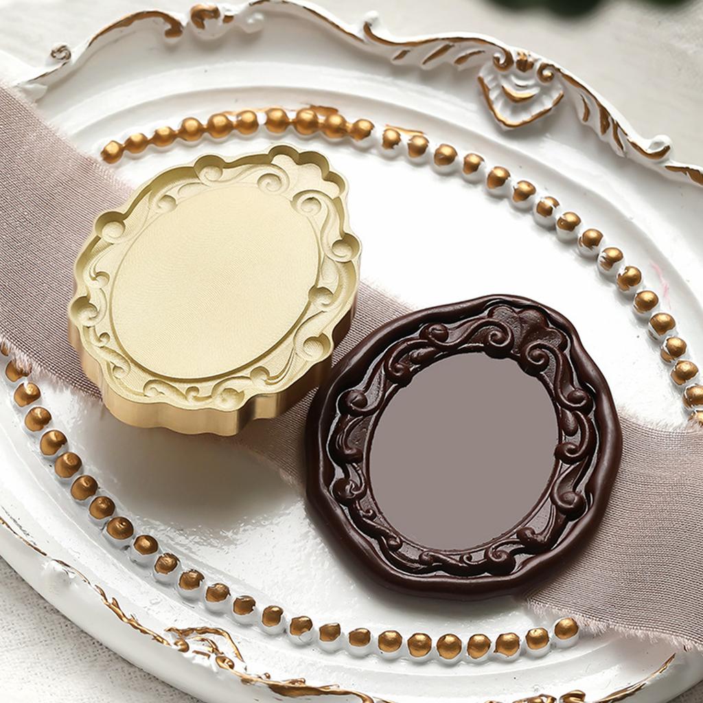 Sealing Wax Stamp Head for Seal Envelope Invitation DIY Scrapbooking Photo Frame Seal Stamp Head Replacement for Cards