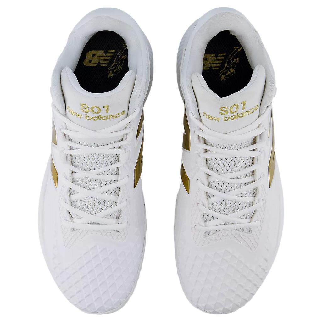 New Balance Ohtani 1 TF White Metallic Gold Men Sneakers TSHOWT1