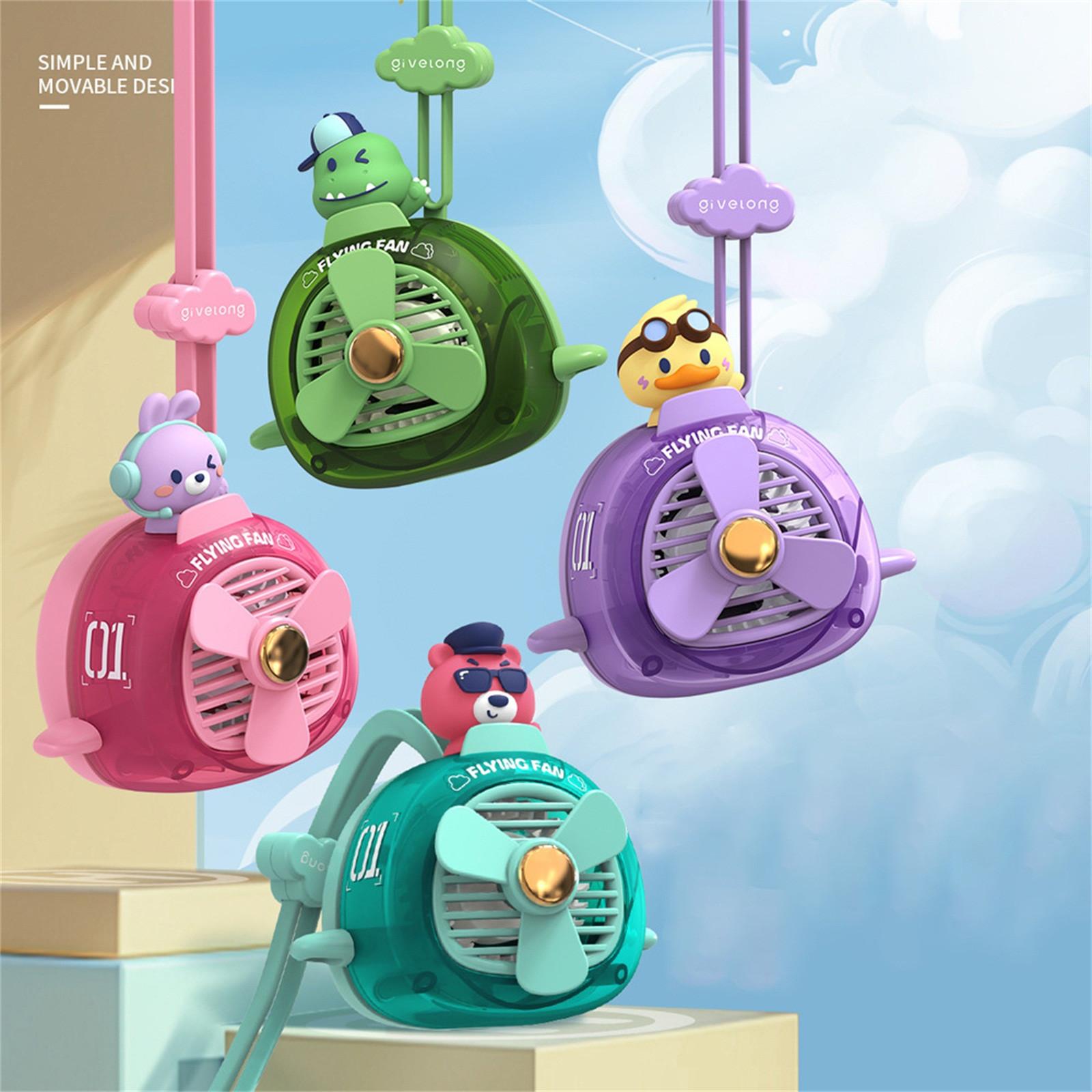 

Портативный вентилятор с 3 скоростями ветра и подвесной веревкой для дома