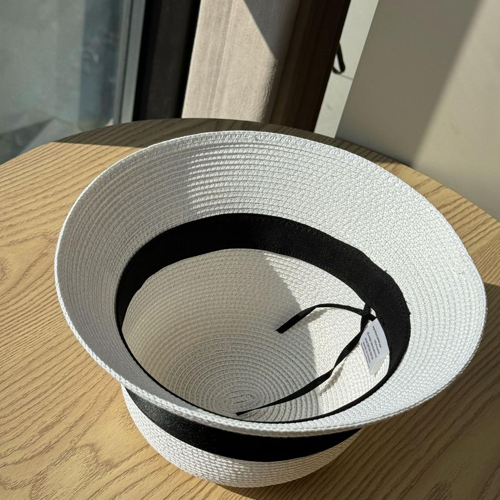 New Summer Sunshade Straw Hat Women's Sunscreen Hat Travel Beach Hat Bucket Hat Outdoor Basin Hat
