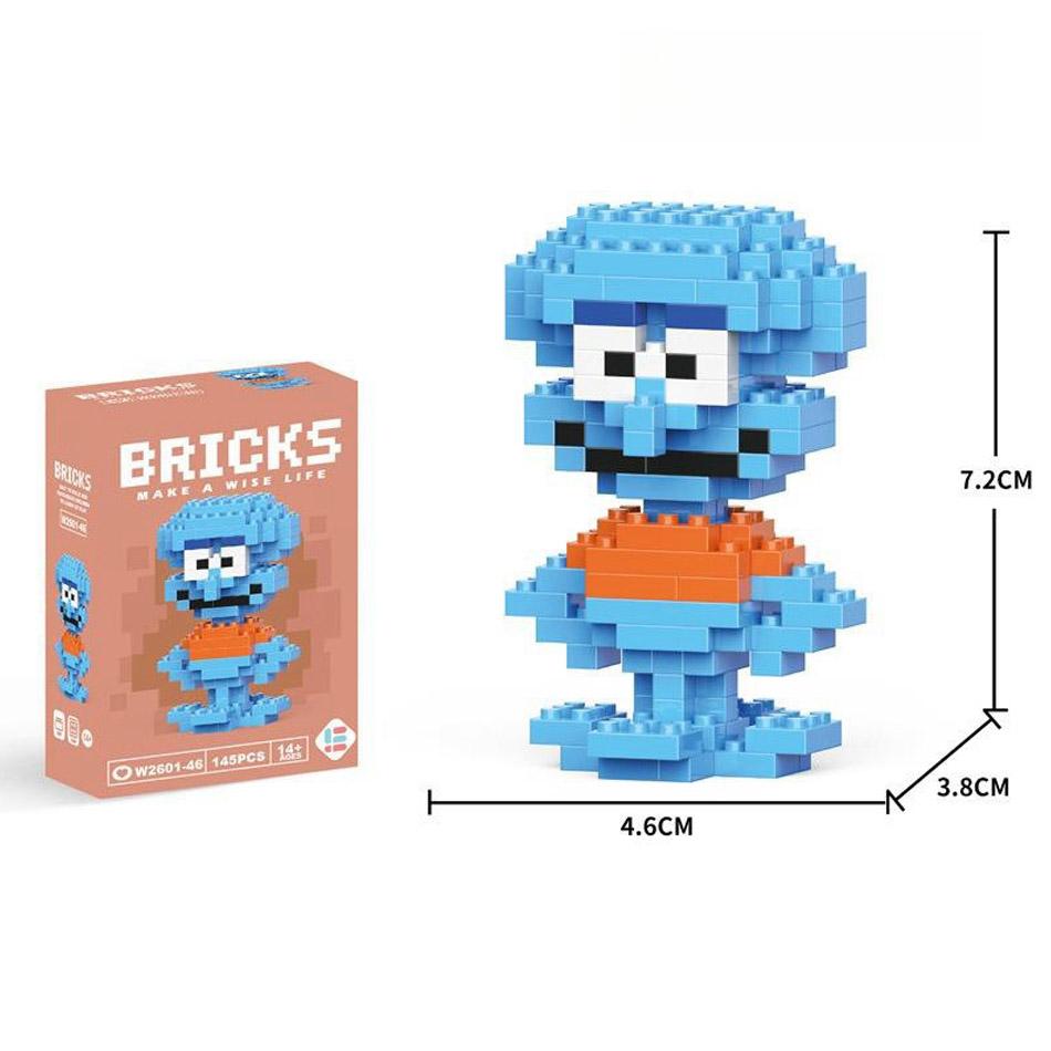 

Disney Anime Building Blocks Figure Vending Cart Series, Cartoon Small Particle Assembly Models, Fun Educational Toys for Kids,