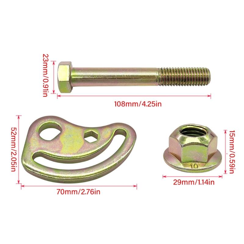 Upgrades Cambers Caster Adjusting Bolt set Steering Stability Improvement Metal Alignment Cambers set Quick Installation