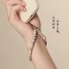 Natural Star-Moon Bodhi Phone Strap, New Chinese Style Buddhist Wrist Rope for Men and Women, Hetian Jade Bodhi Phone Strap