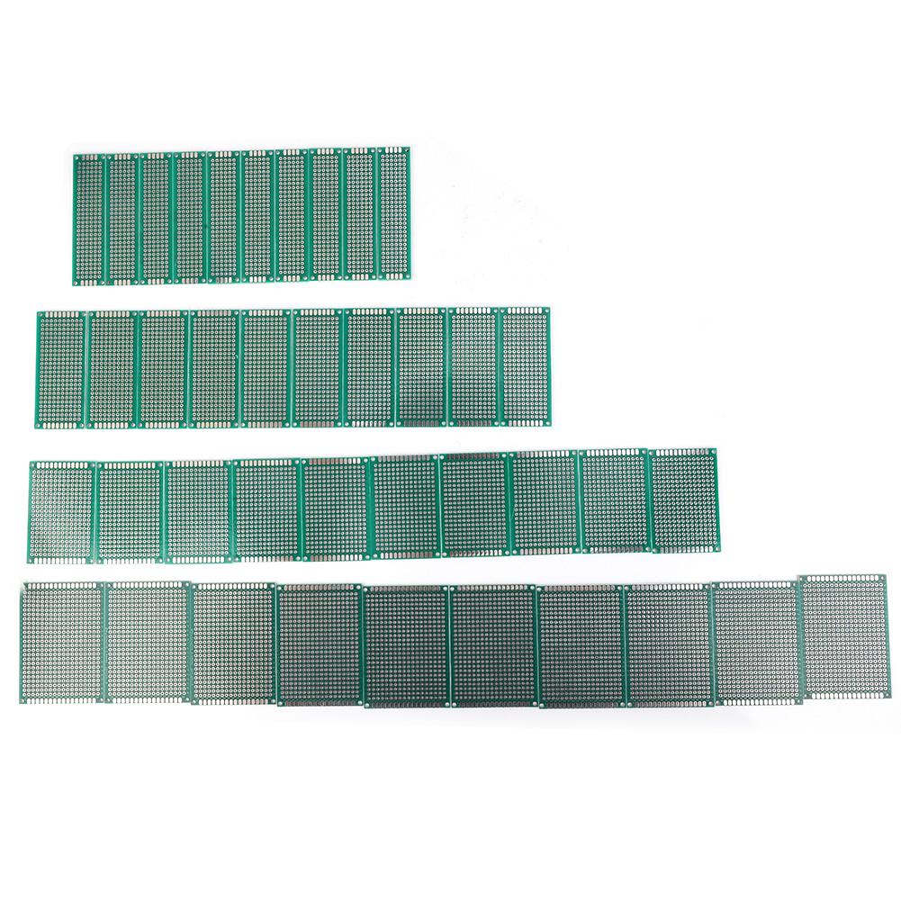 40 Pcs Double Sided Electroplated Hole 4 Kinds MultiFunction Printed Circuit Board Set