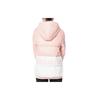 adidas Neo Colorblock Sportliche Warme Daunenjacke mit Kapuze Damen Oberbekleidung Rosa DM4120