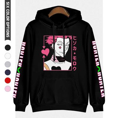 Hunter X Hunter Hoodies Men Hisoka Sweatshirt Tracksuit Streetwear Anime Hoodie Casual Clothes Hunter X Hunter Hooded Tops