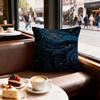Starry Nebula Texture Cushion Cover Set of  Decorative Short Plush Pillow Covers for Sofa Soft  Cushion Case X Cm