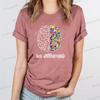 Autism Awareness Day Essential Tshirt Autist Brain Be Different Graphic T Shirts Autism Awareness Crew Neck Short Sleeve Tshirt